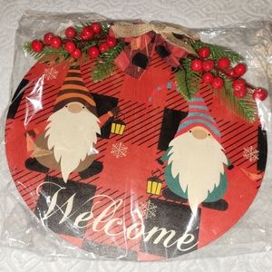 New! GNOMES Wooden Welcome Sign